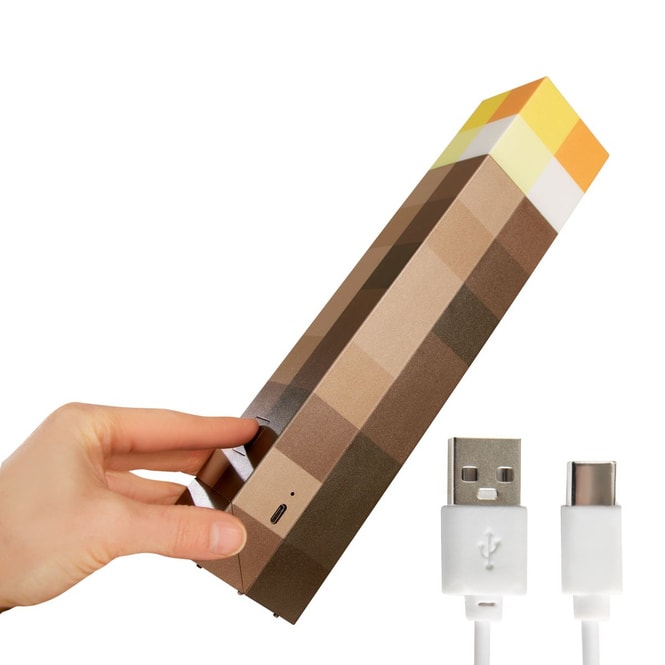 Minecraft - LED Lampe - Fackel - 1 Stück