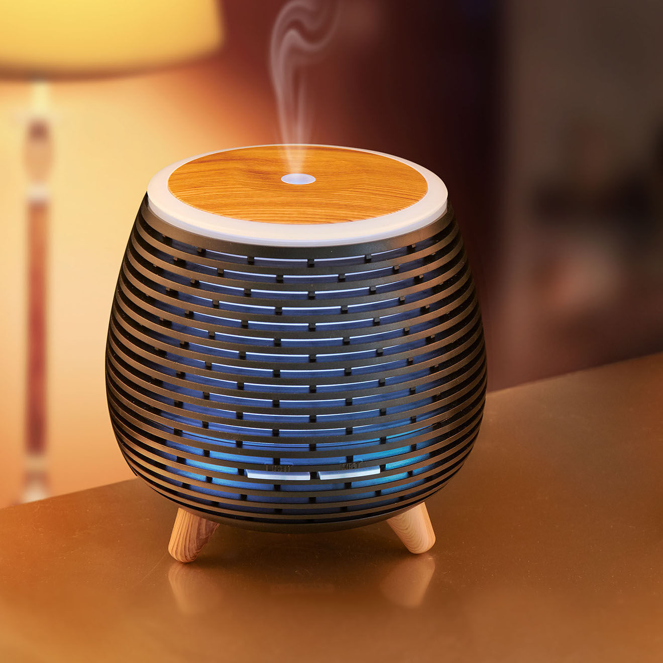 Yoghi Diffuseur d'arôme ultrasonique USB multicolore - 90 ml