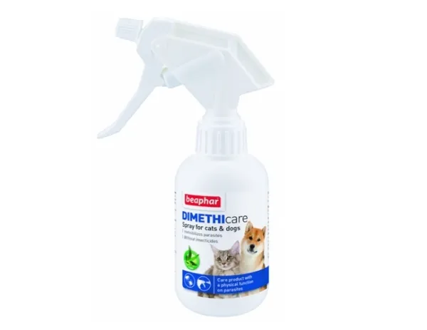 Flea & Tick Spray, lopper og flåt, (Dimethicone) Dog/Cat 250 ml