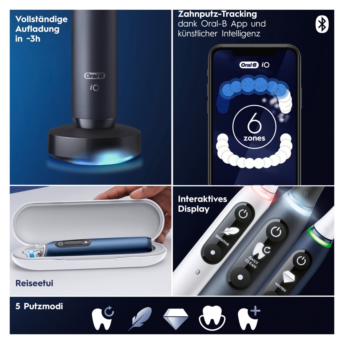 Oral-B iO Series 7N Sapphire Blue elektrische Zahnbürste