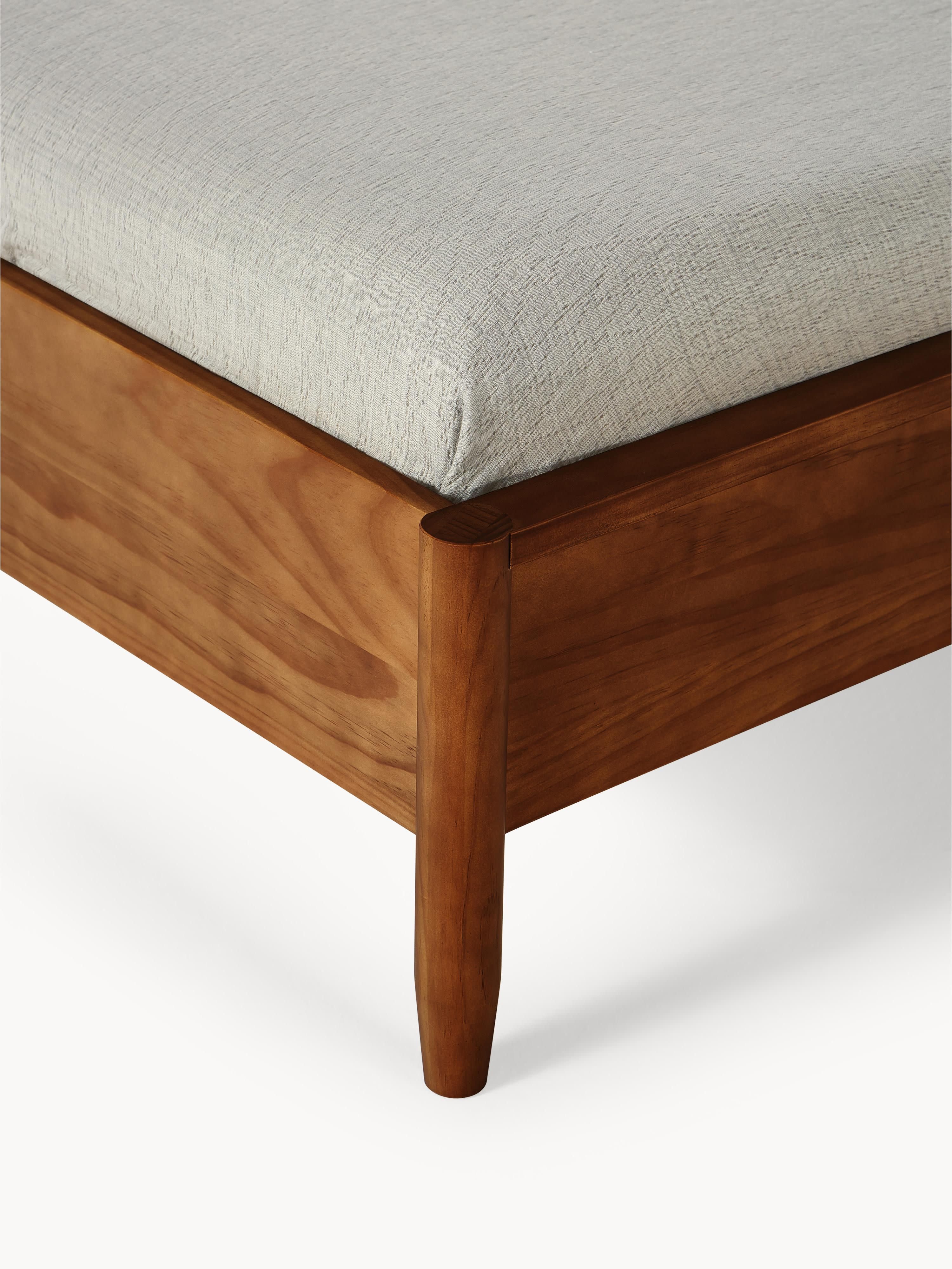 Houten bed Windsor met hoofdeinde van grenenhout