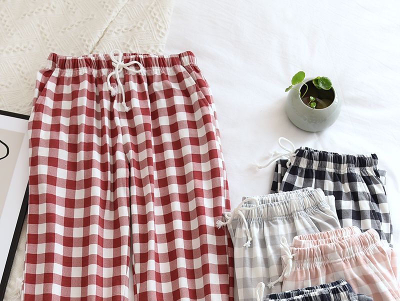 Dogini - Gingham pyjamabroek (verschillende ontwerpen)