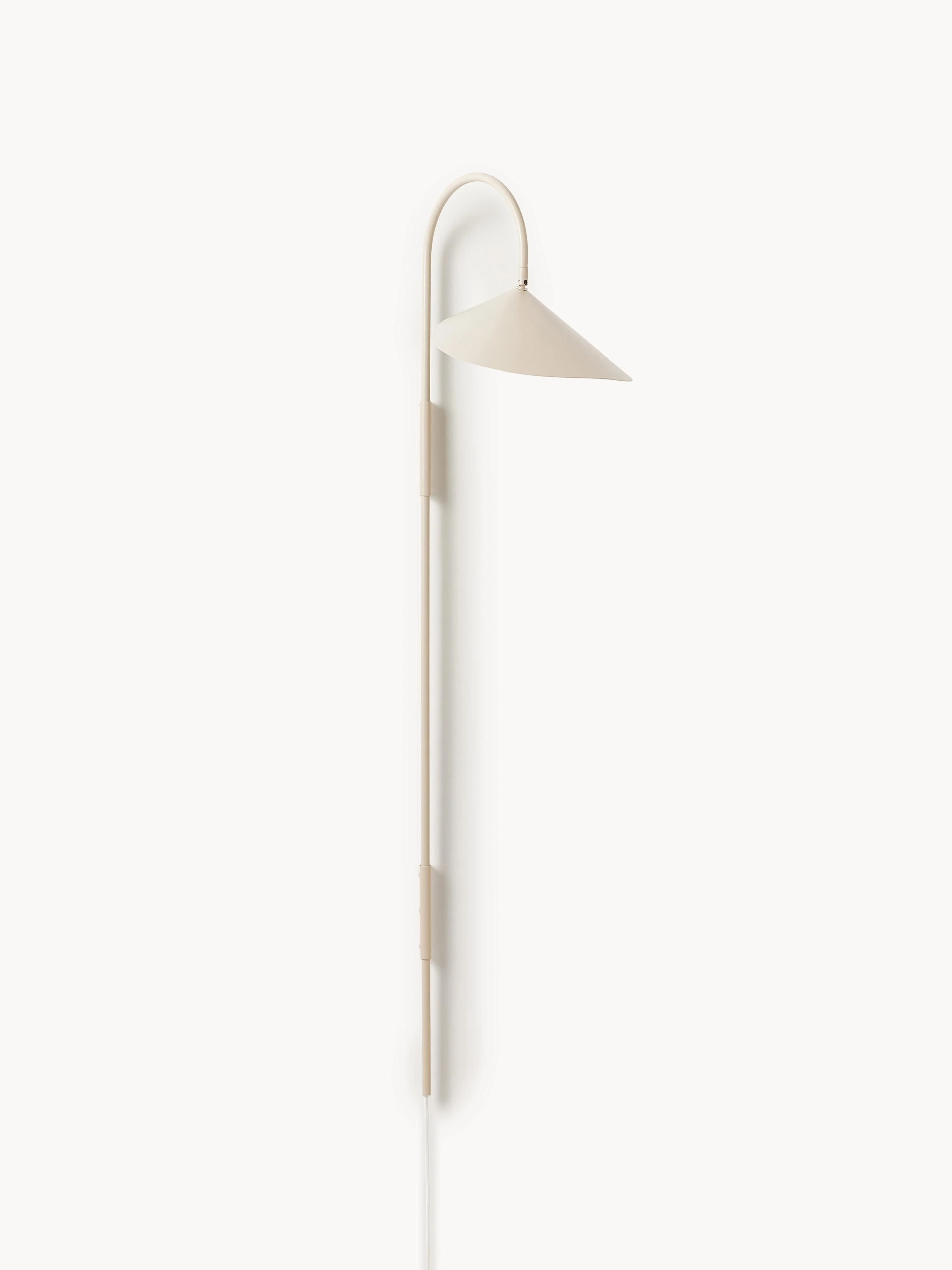 Grote wandlamp Arum met stekker, verstelbaar