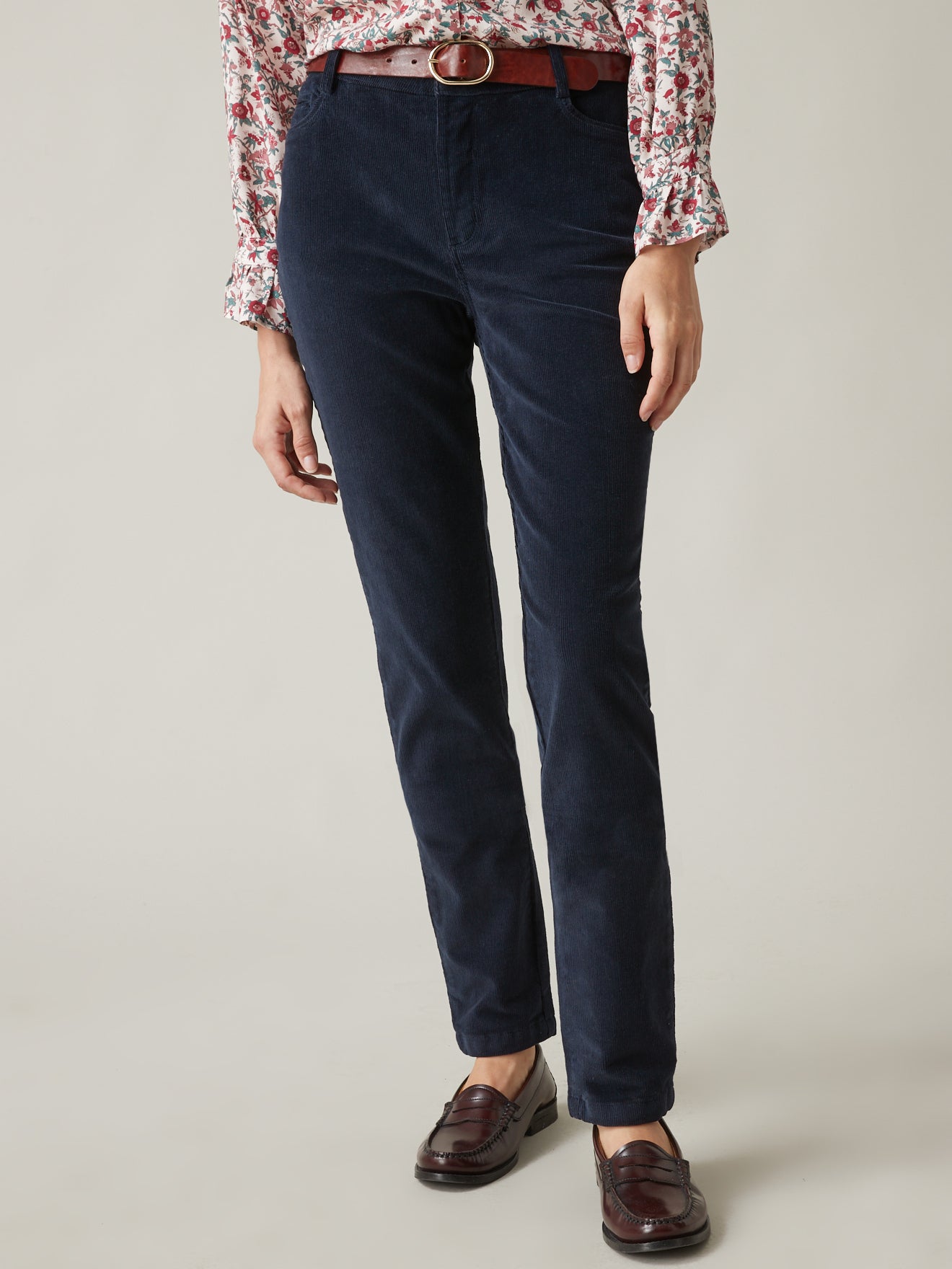 Jean slim velours côtelé femme Mathilde
