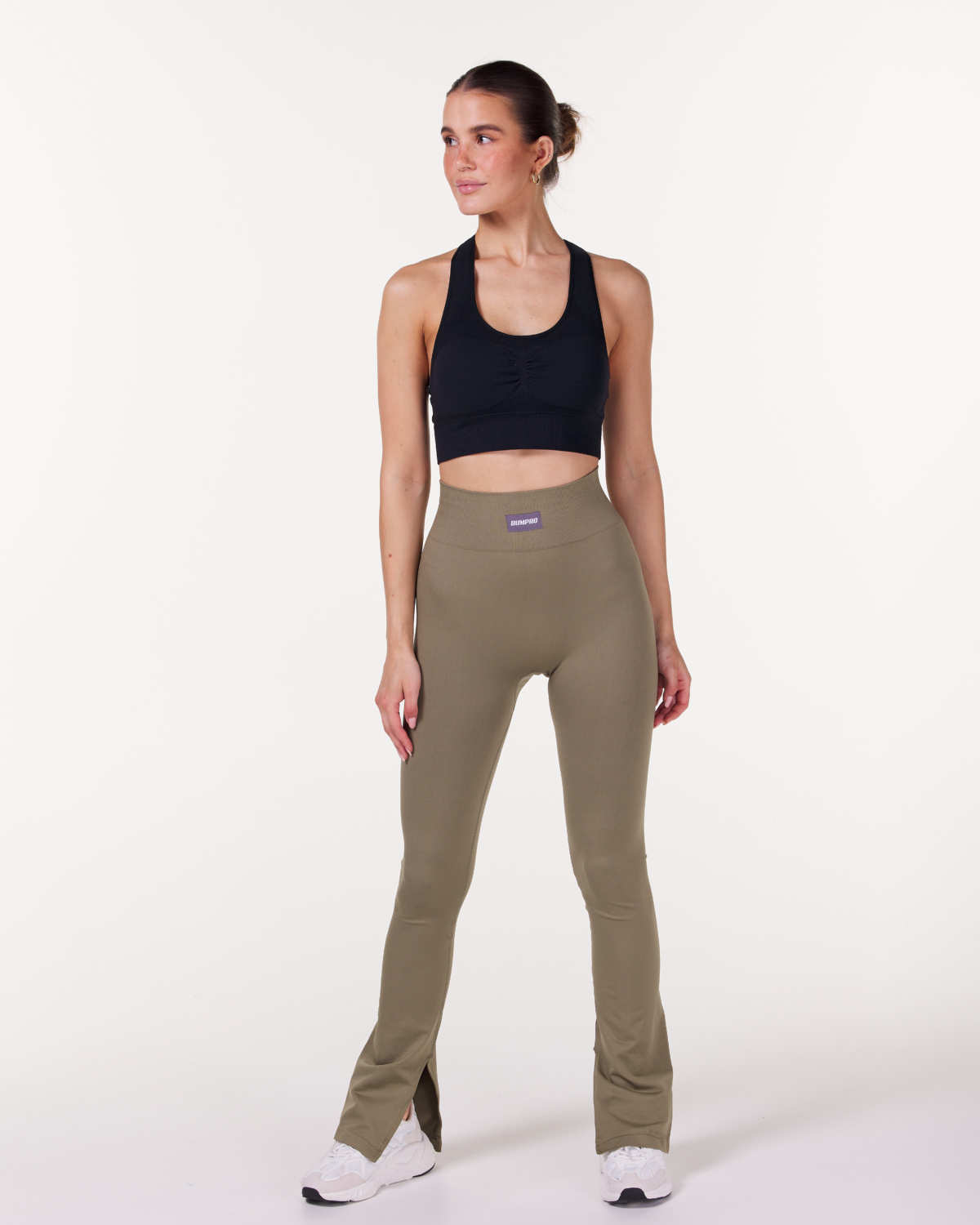 Bumpro Future Court Seamless Slit Tights Green Mermaid