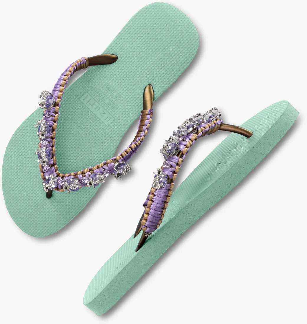 UZURII mint uzurii teenslippers marcrame poodle doodle