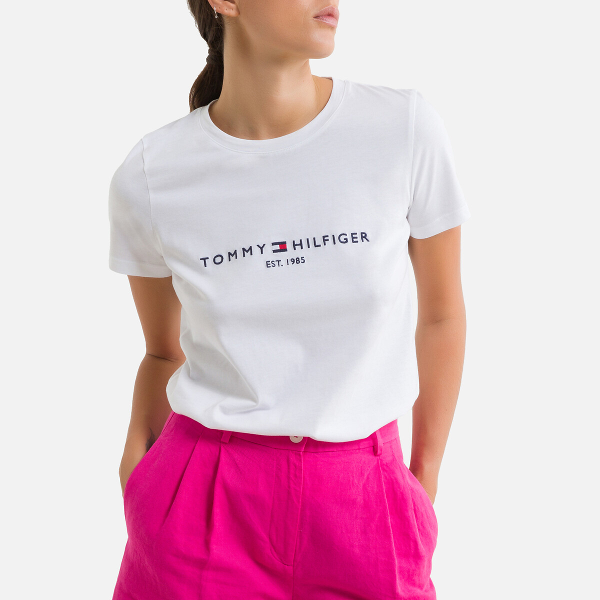 Camiseta TOMMY HILFIGER com gola redonda e mangas curtas