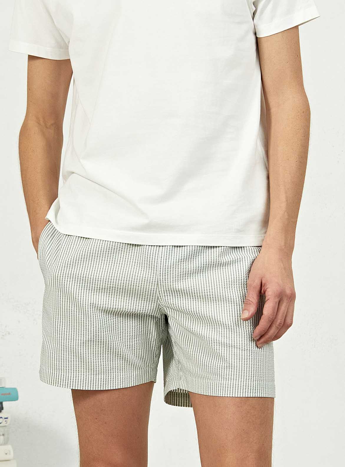 Maillot de Bain Nery Rayé Matcha