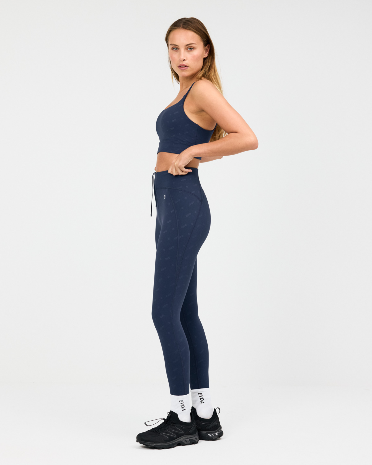 Eyda Kaylee Sports Bra Logo Night Sky