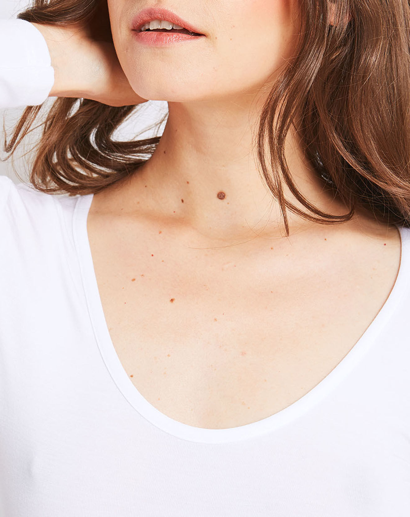 Mare Top Marion en Micromodal blanc