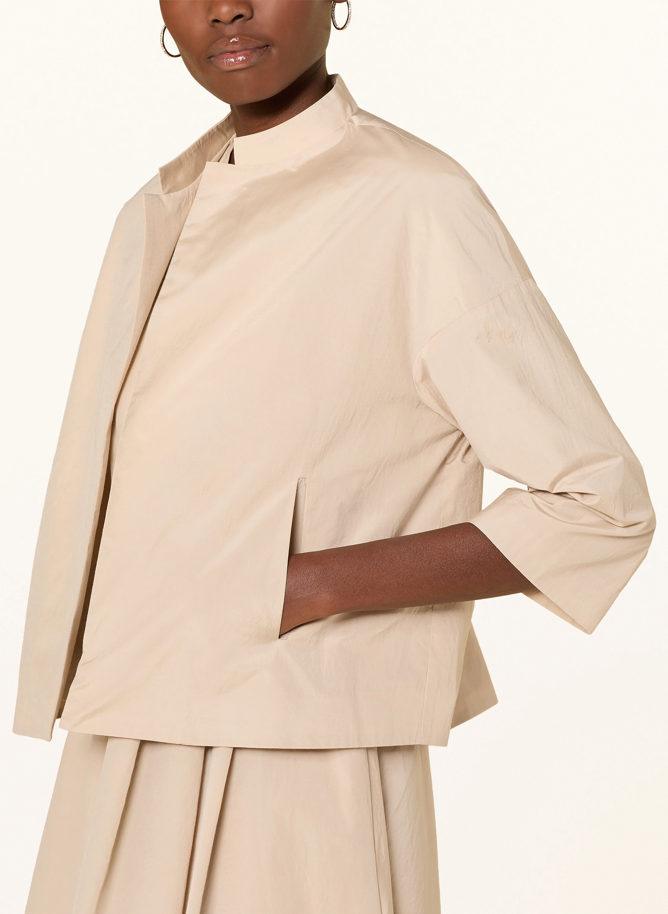 ROSSO35 Kastenjacke mit 3/4-Arm