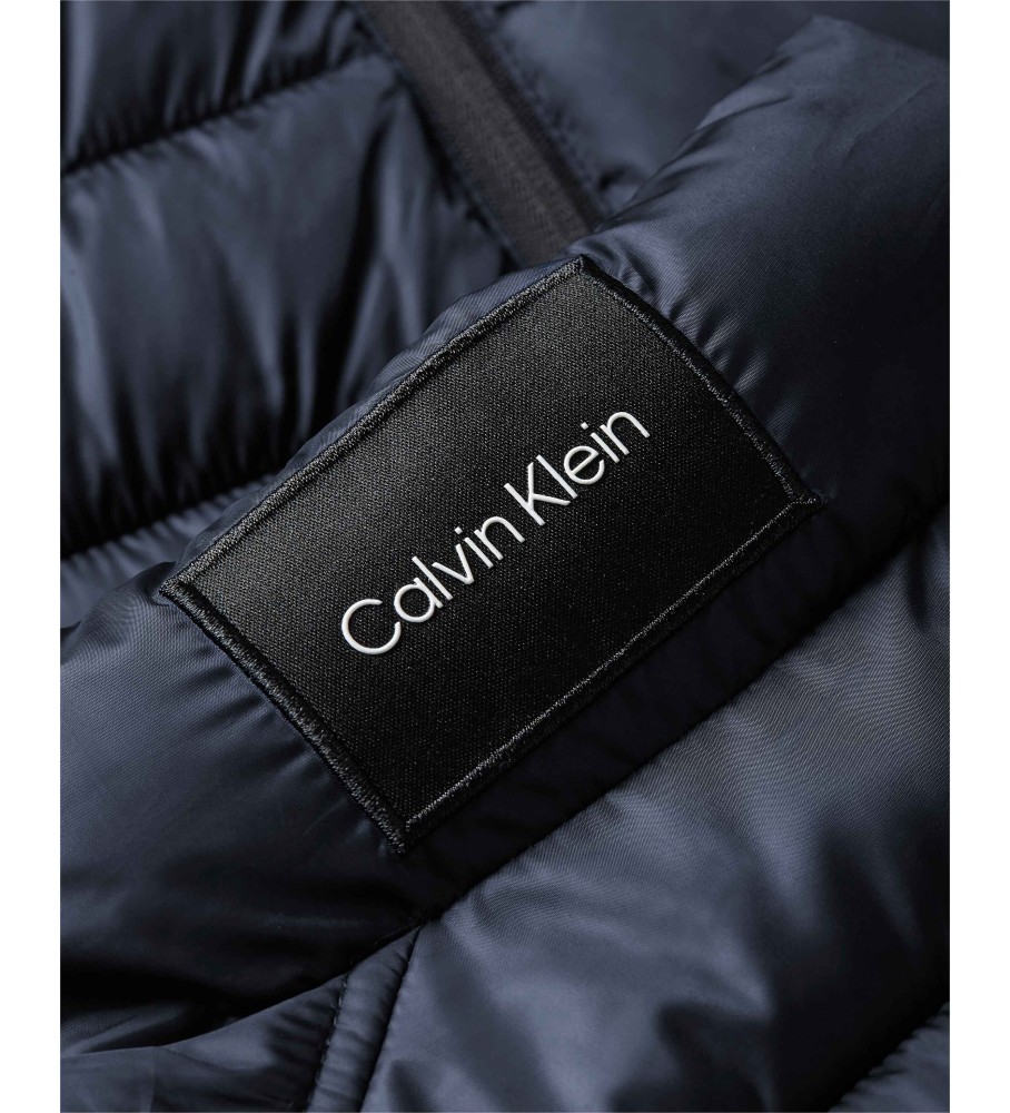 Colete de penas azul-marinho Calvin Klein