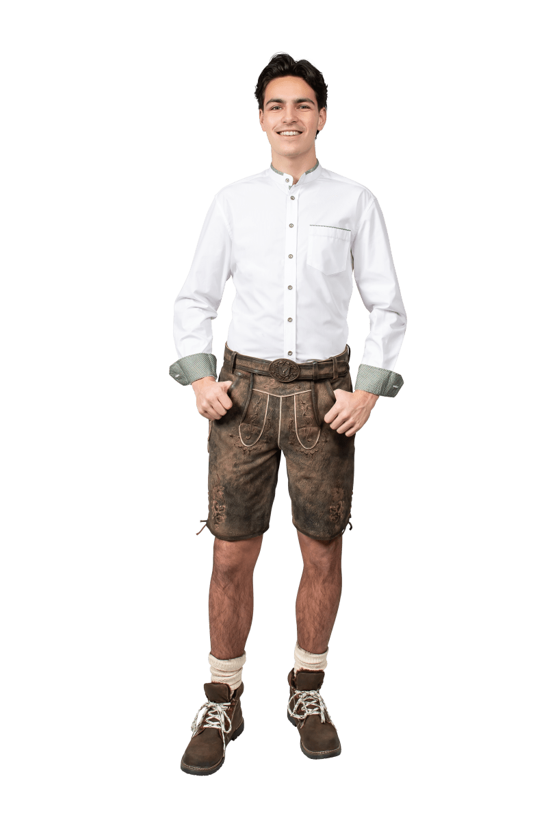 Oktoberfest Blouse Wit Heren