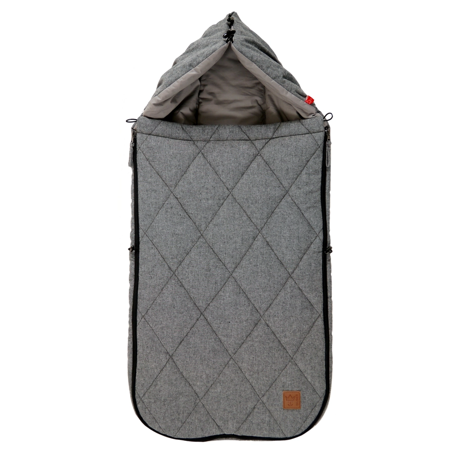 KAISER Ganzjahresfußsack NIKKO MELANGE anthracite melange