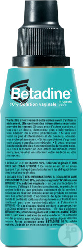 Mylan Betadine 10% Povidone Iodée Solution Vaginale Flacon 125ml
