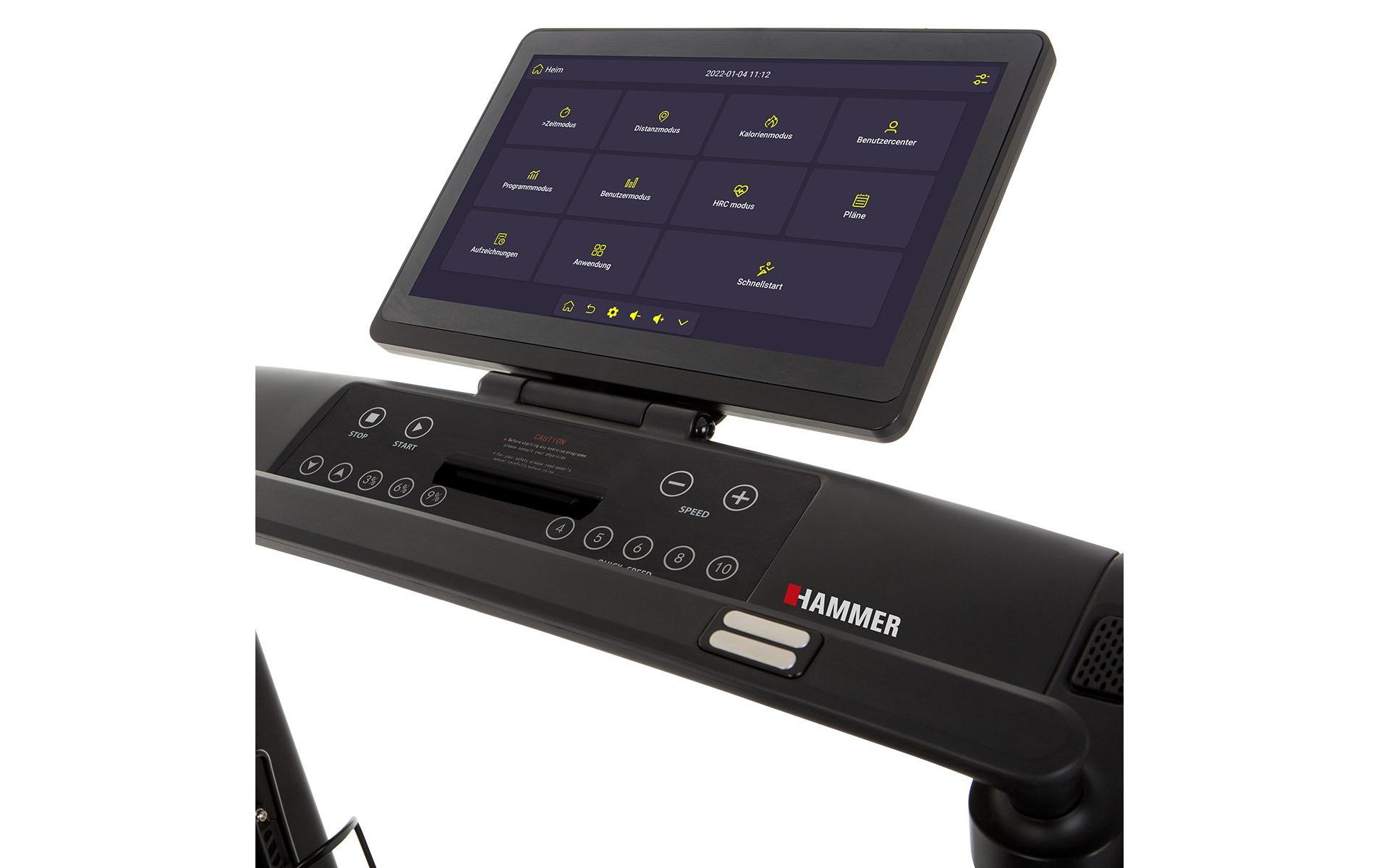 Laufband Q. Vadis 10.0<br>Modernes Laufband mit integriertem Display