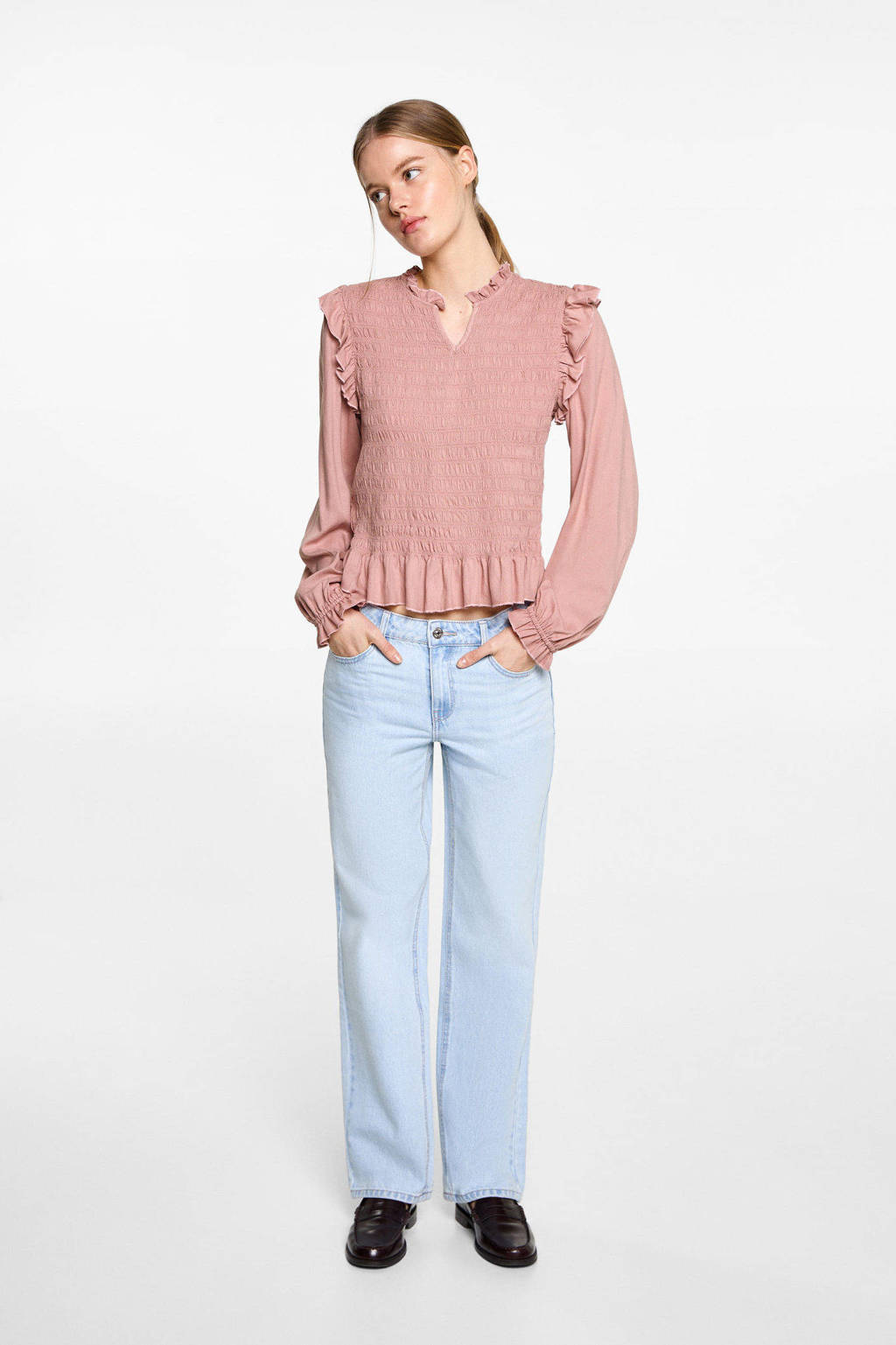 MANGO TEEN blousetop roze