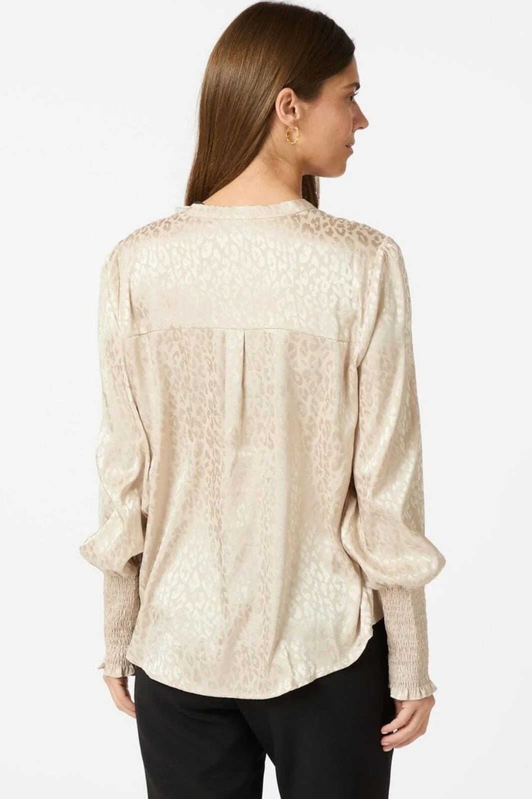 Neo Noir Landa Leo Jacquard Blouse 164321