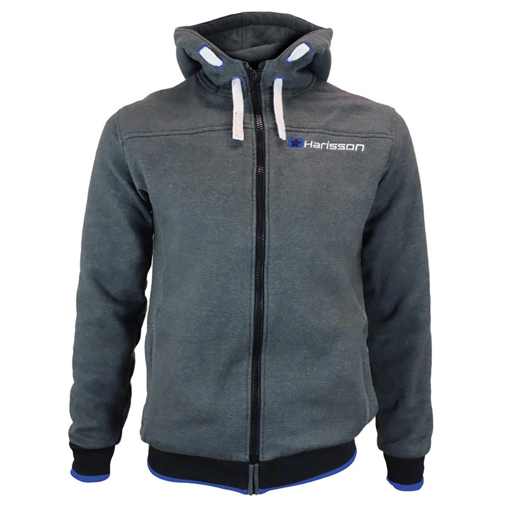 Harisson - Sweat zippé à capuche enfant Stingray Kid Fit Gris / Noir