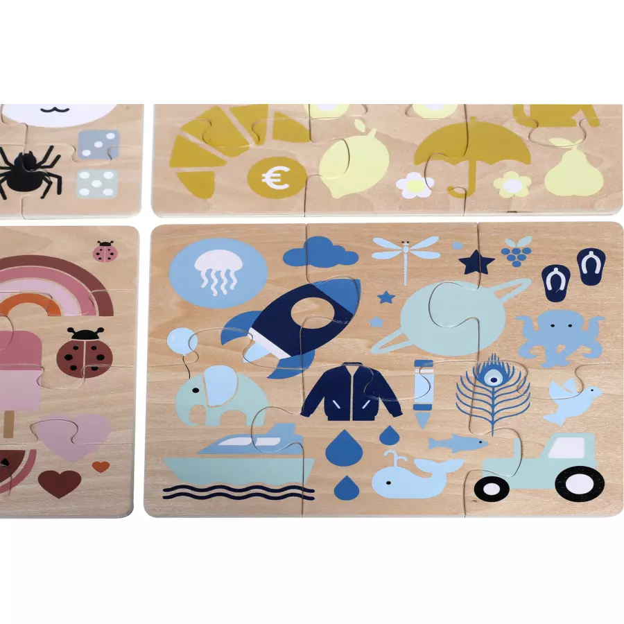 KINDSGUT Holz-Puzzleset Farben