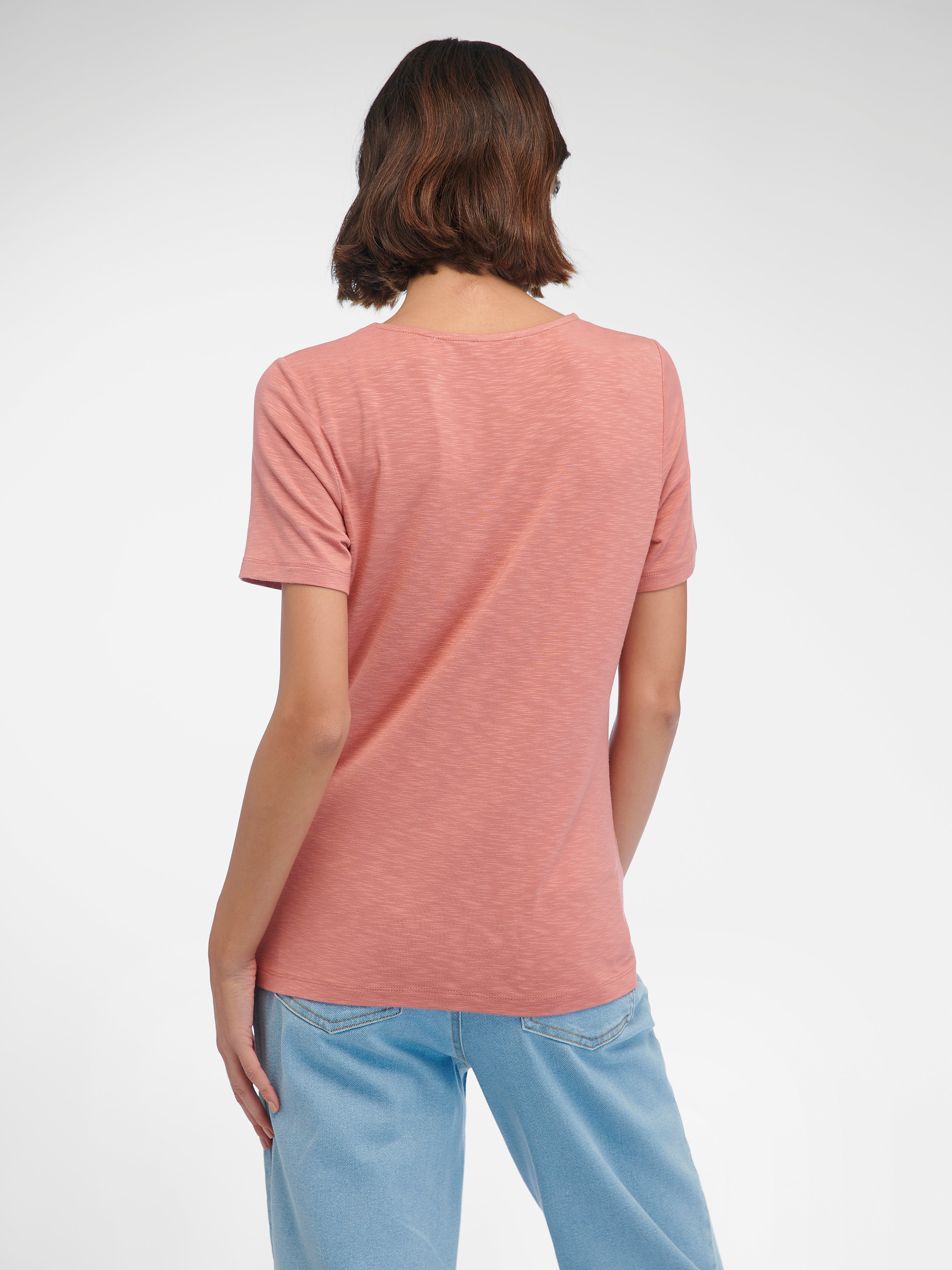 Rundhals-Shirt mit 1/2-Arm