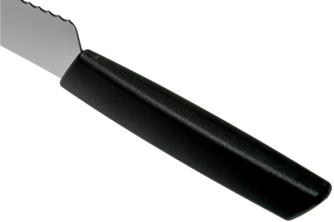Victorinox Swiss Modern broodmes 22 cm, zwart