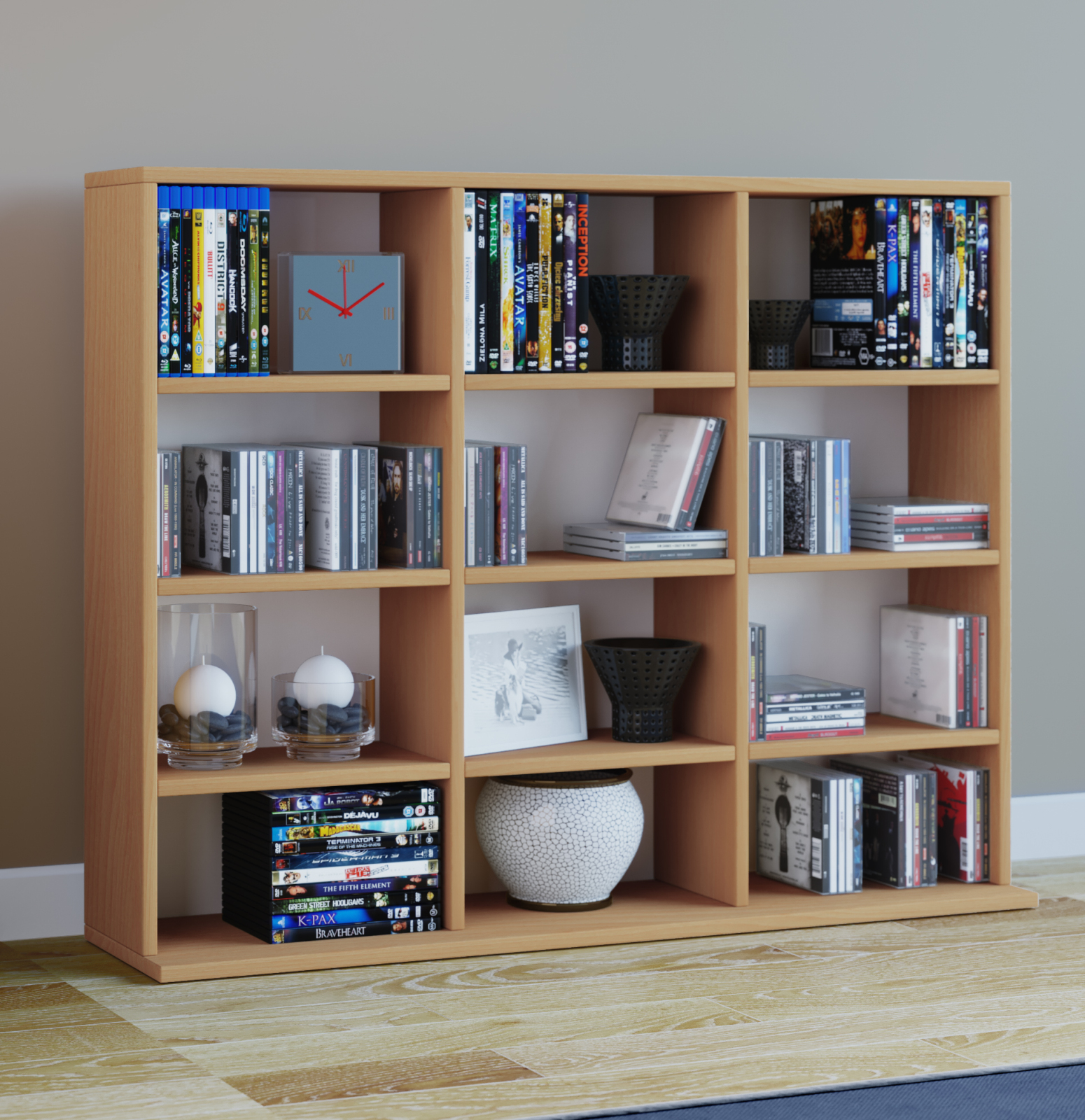 Regal MEGOSA MINI - Buche - 102 cm breit