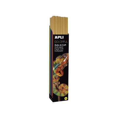 Apli Agipa - Papier cadeau kraft - 100 cm x 3 m - 70 g/m² - orange