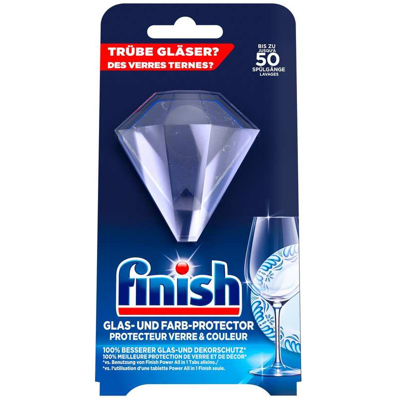 Finish Spülmaschinen Glas- und Farbschutz Protector, 1 Stück