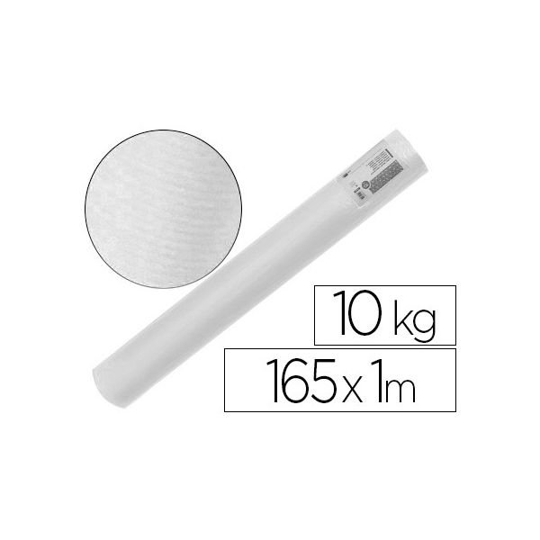 Liderpapel Papel Kraft 165x1m Verge Branco Bobina 10Kg