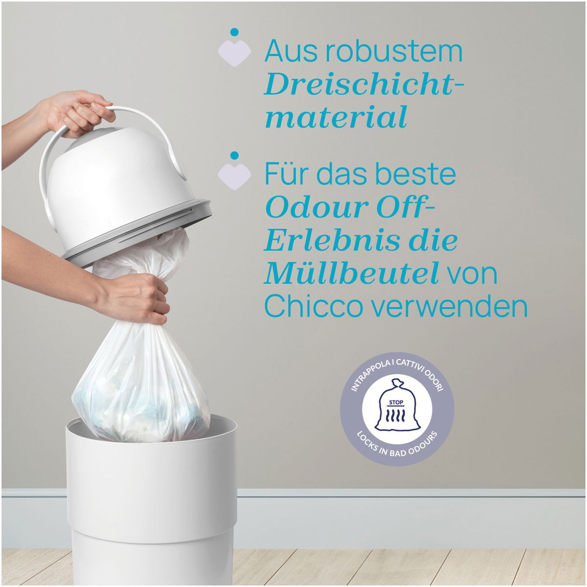 ChiccoChicco   Müllbeutel Odour Off