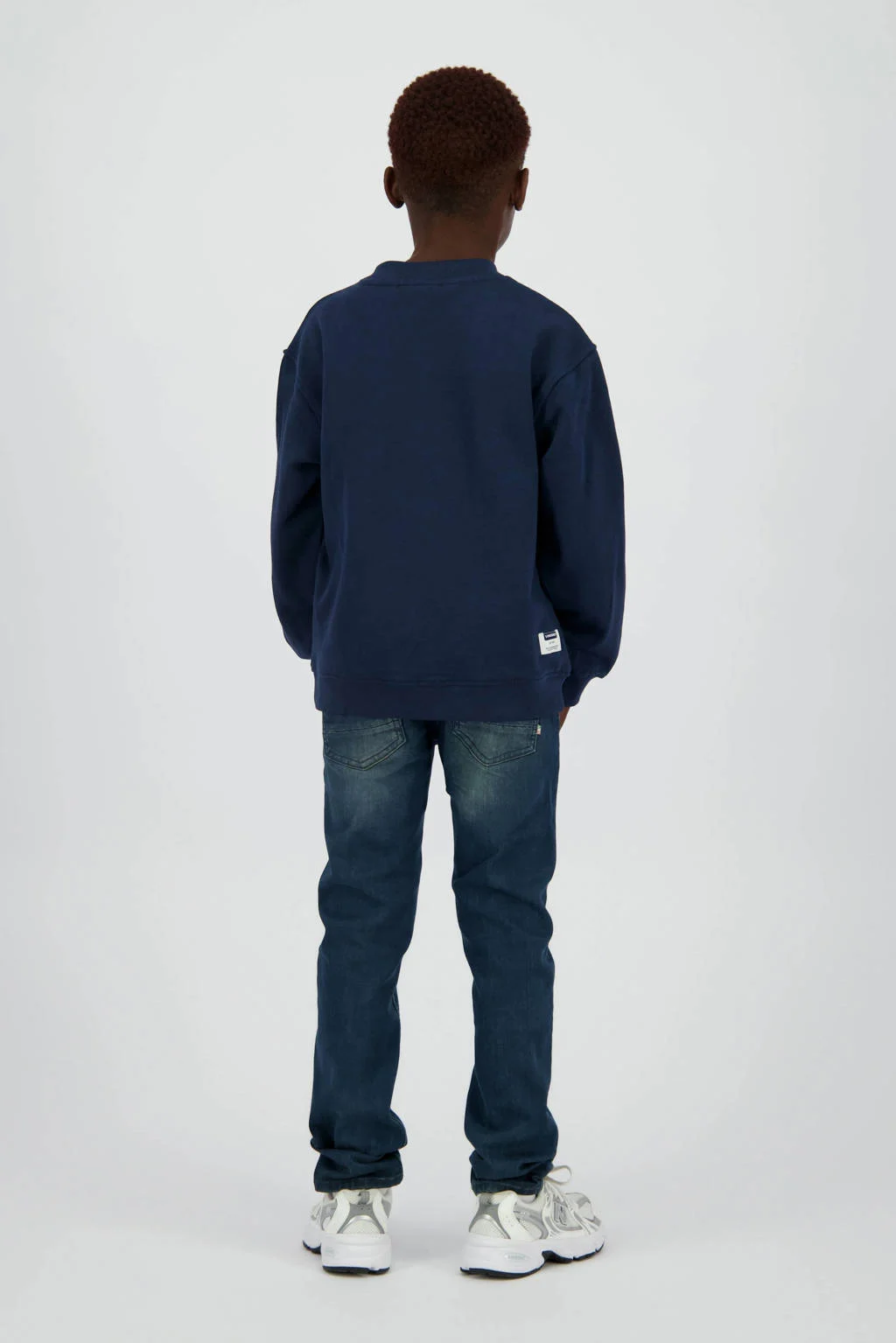 Vingino slim fit jeans donkerblauw