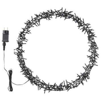 Kerstdecoratie cirkel verlichting met LED lampjes Ø 48 cm
