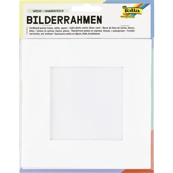 Bilderrahmen blanko quadratisch