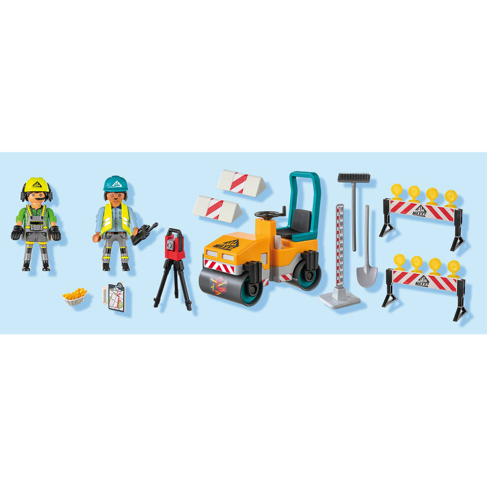 PLAYMOBIL Action Heroes wegenbouw 71751
