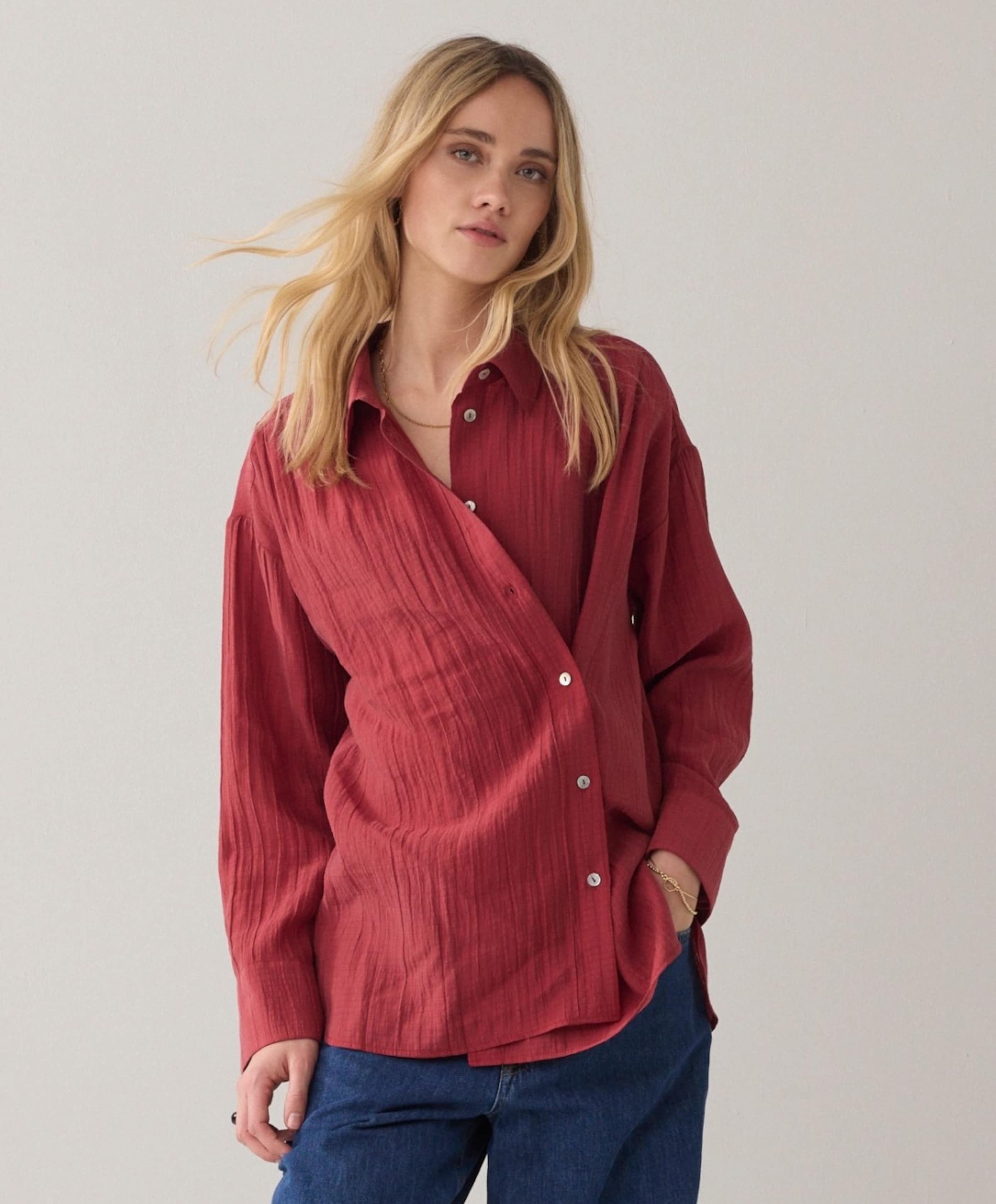 Summum Woman Dames blouse rood