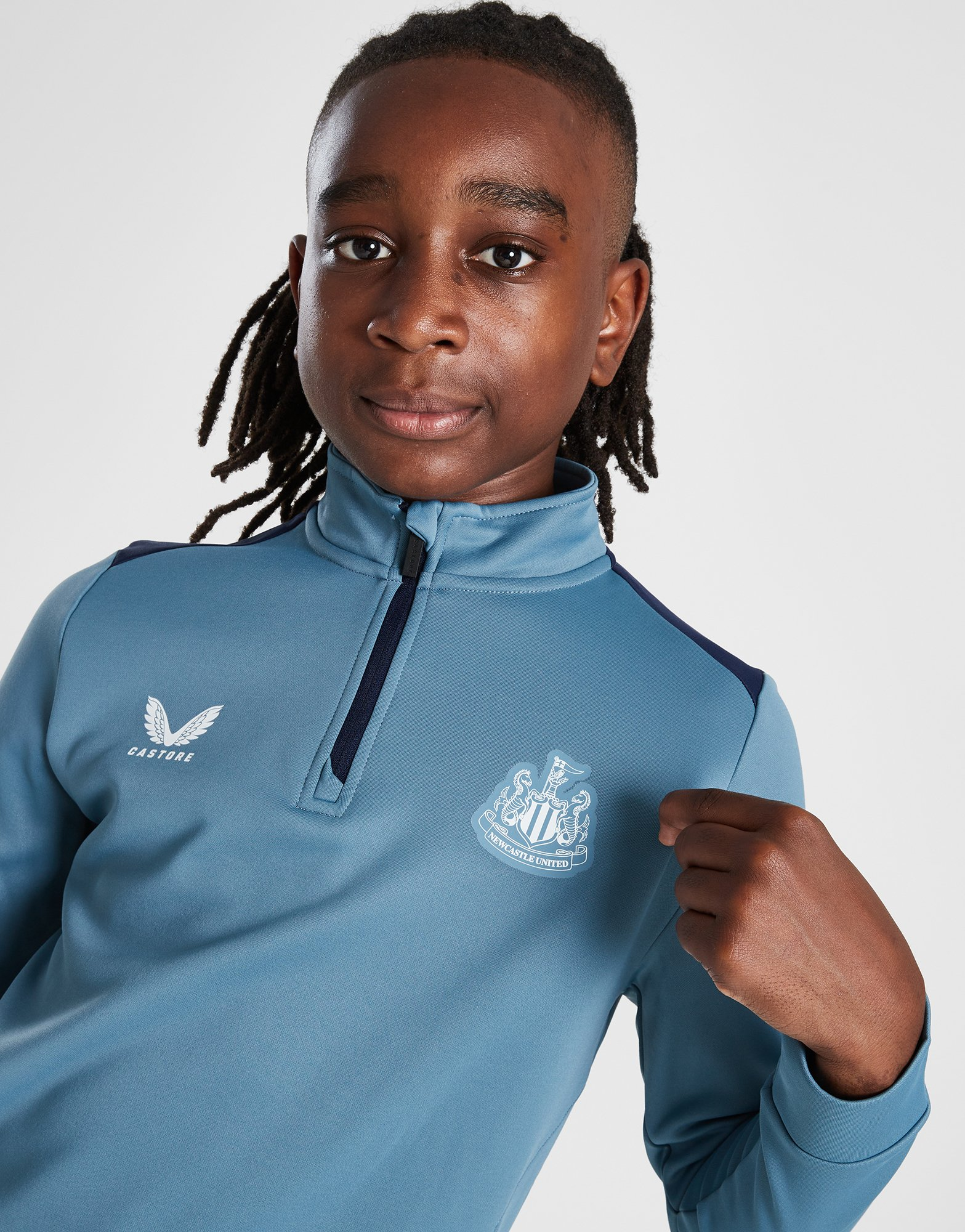 Castore Haut d'entraînement Zippé Newcastle United Junior