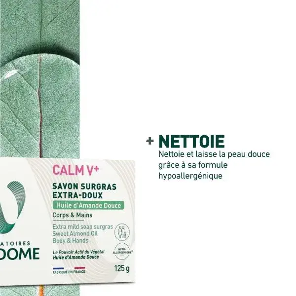 Vendôme Laboratories - Sabonete Extra Suave Superengordurado com Óleo de Amêndoas Doces CALMV+ 125g