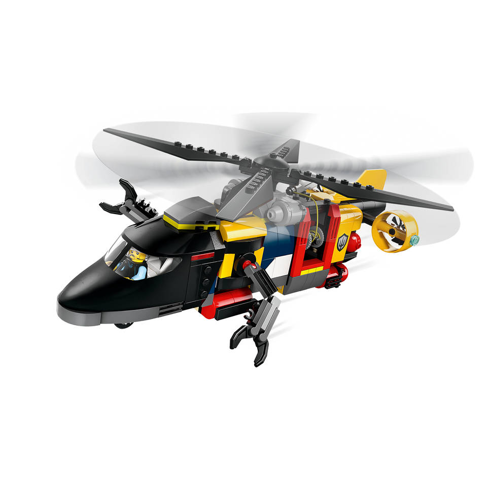 LEGO City helikopter, brandweerauto en onderzeeër remix 60462