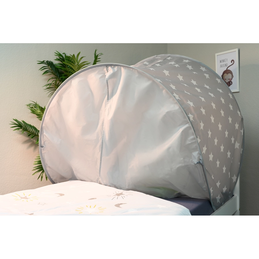 knorr toys® Bettzelt Grey white stars grau