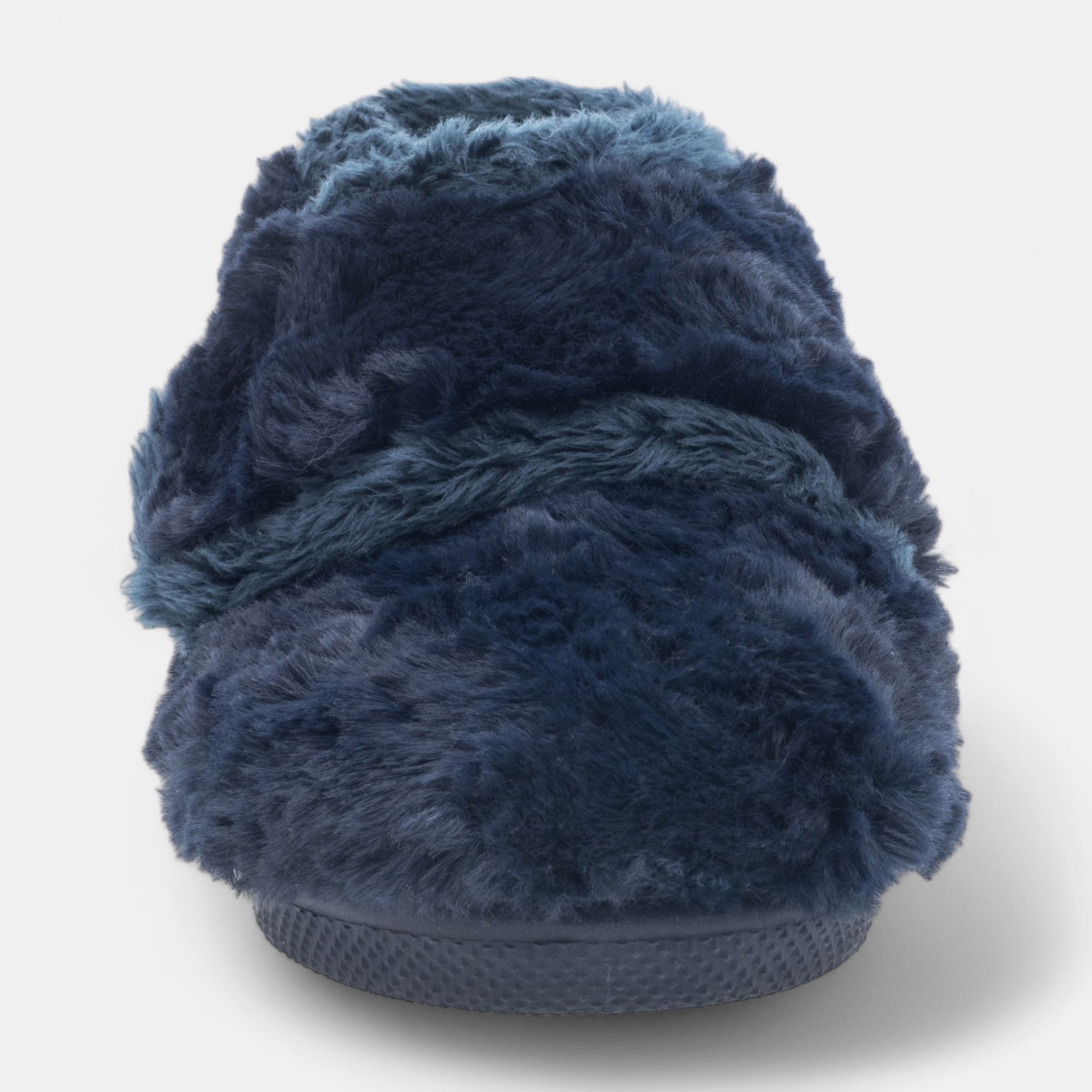 Pantoufles attaches velcros Bébé garçon bleu marine