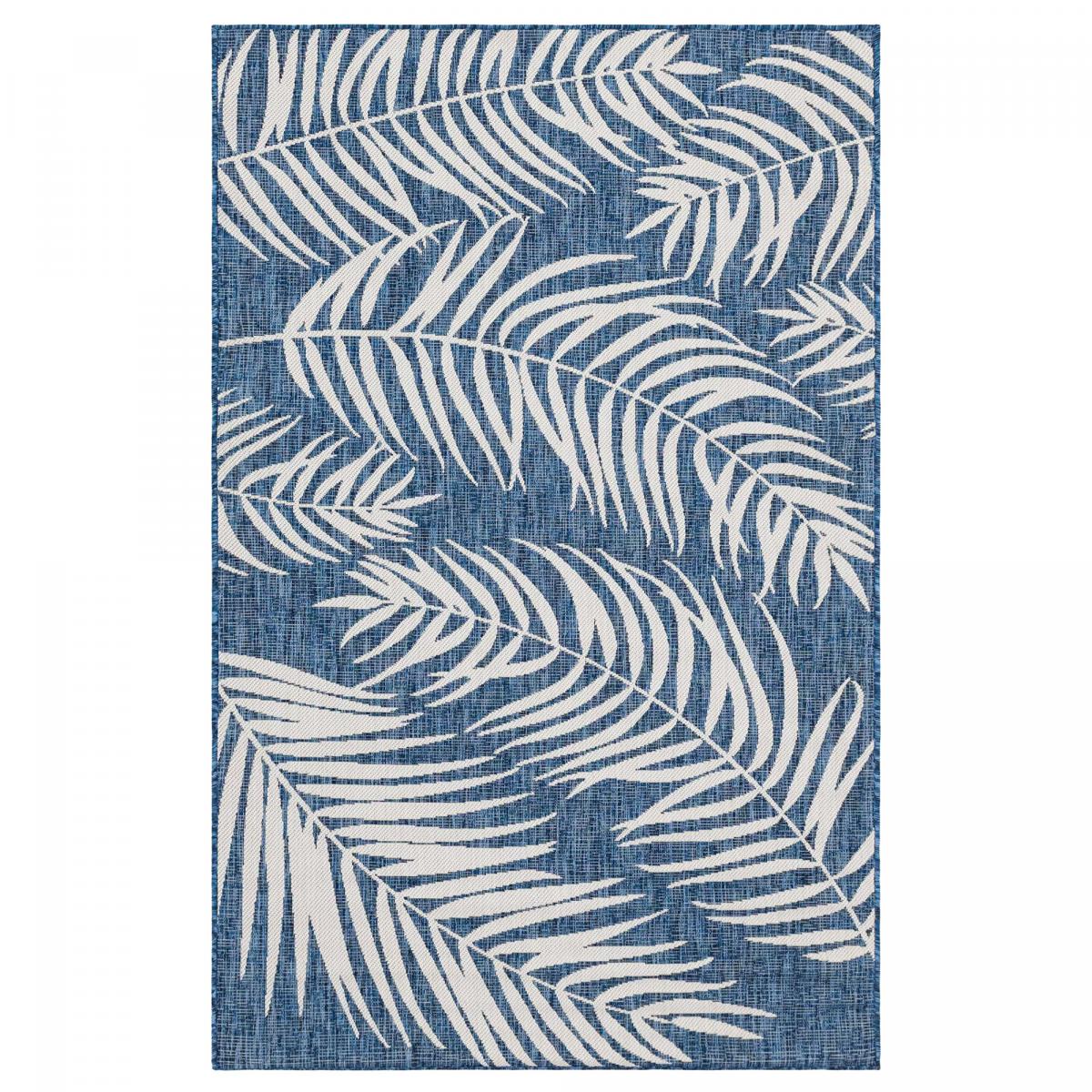Tapis extérieur bleu 120x160 cm