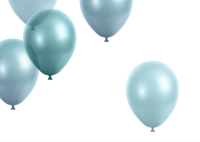 Luckz | Verjaardagskaart | Ballonnen | Voor hem