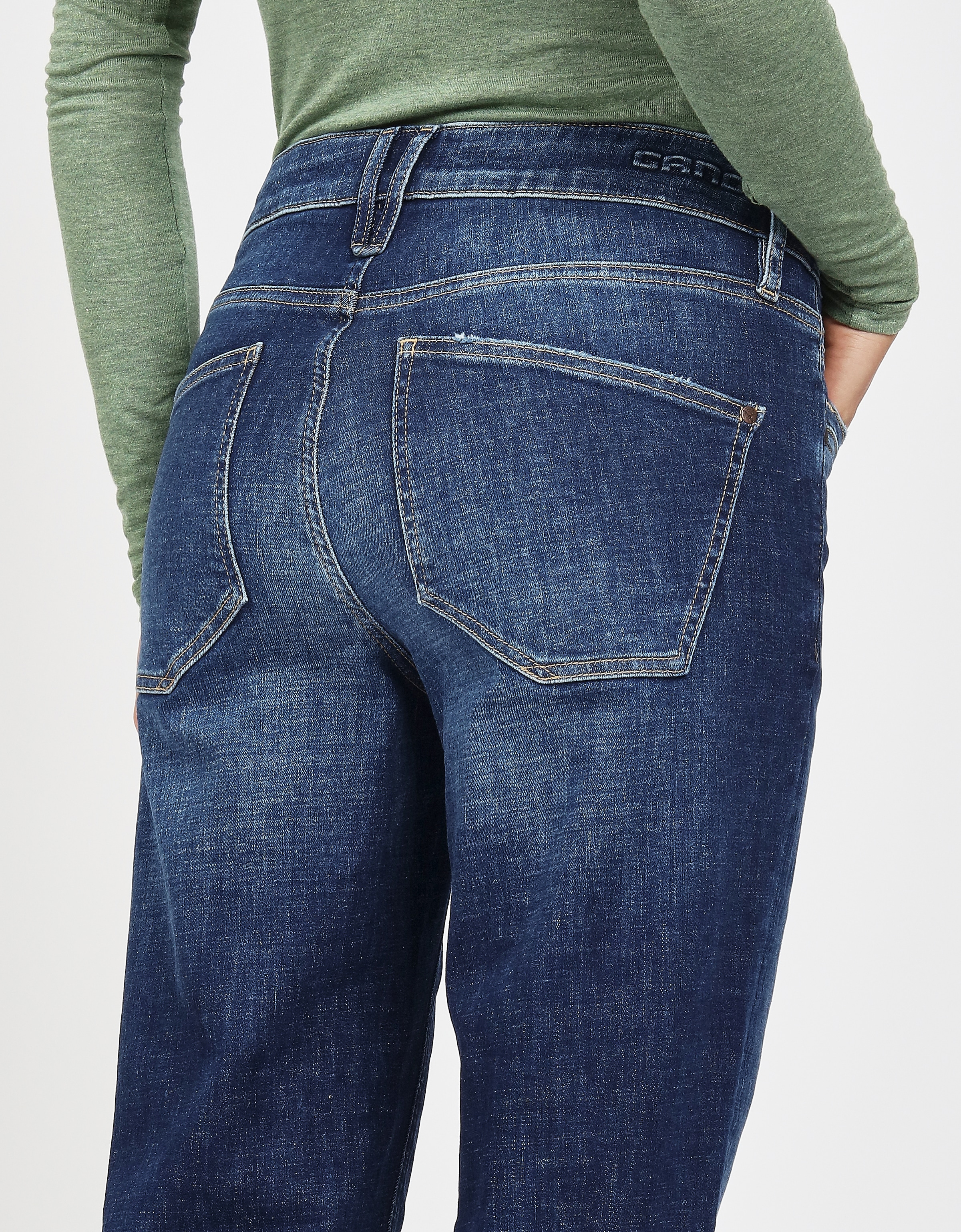 GANG Straight-Jeans »94STACY«, mit zusätzlicher Passe vorn
