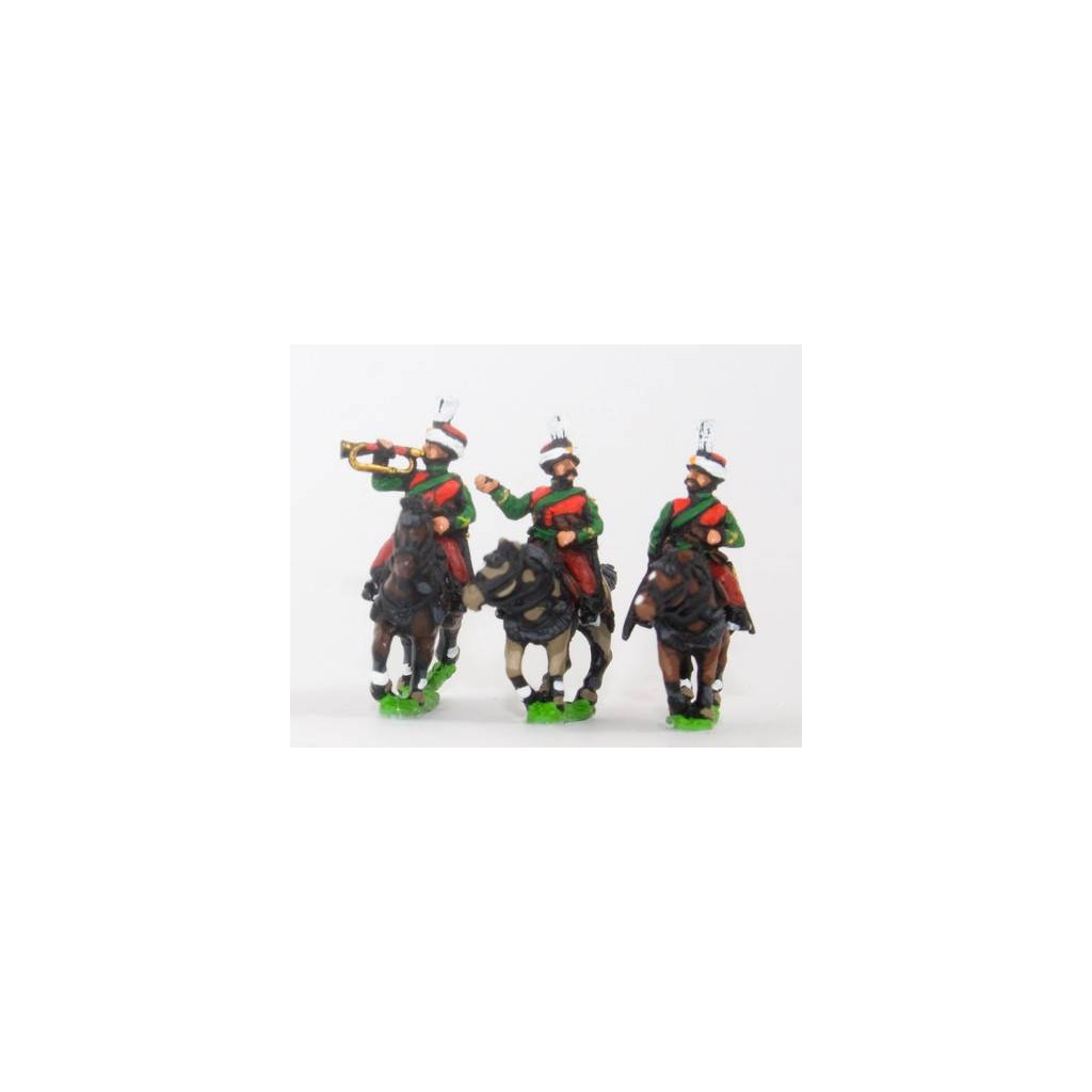French: Cavalry: Command: Mameluke Officer, Standard Bearer & Trumpeter
