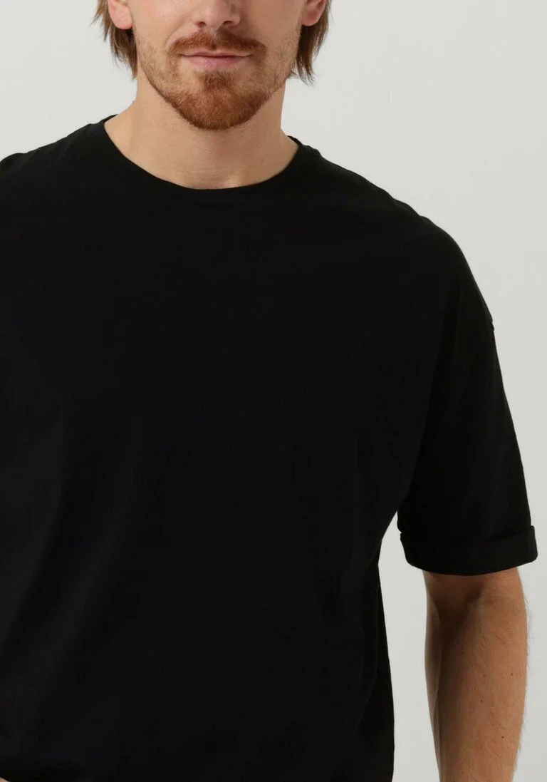 DRYKORN zwarte drykorn t-shirt thilo 520003