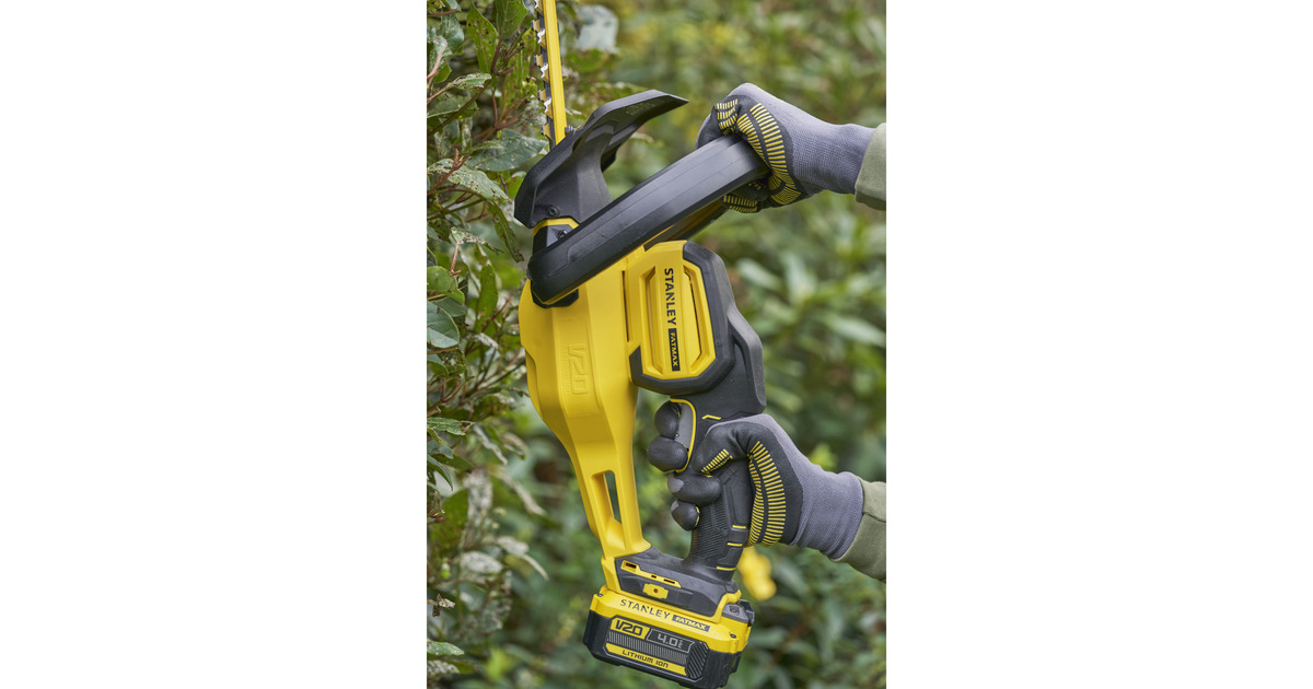Stanley18V FATMAX V20 accu heggenschaar - 4Ah accu  (Geel/zwart, 55 cm, accu en oplader inbegrepen)