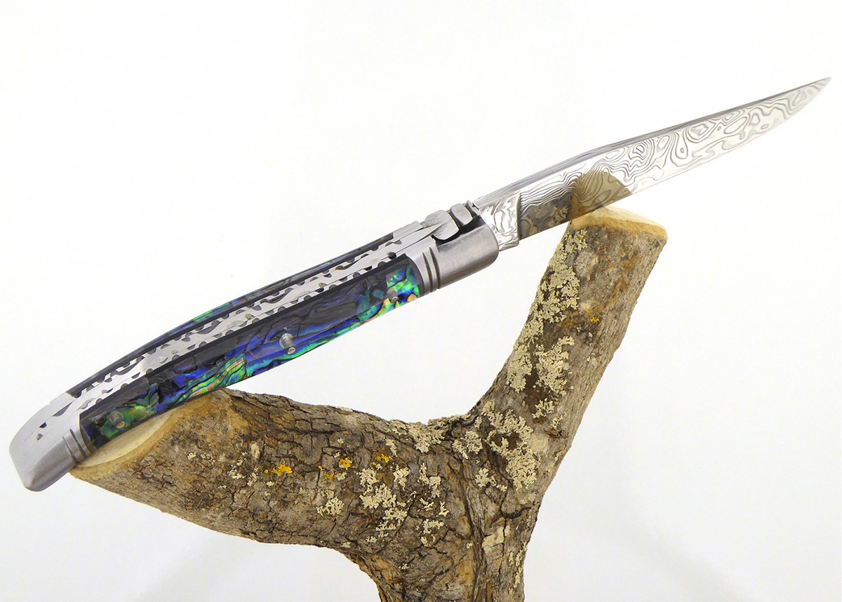 VENDU - Couteau Laguiole avec un manche en Manche en Abalone