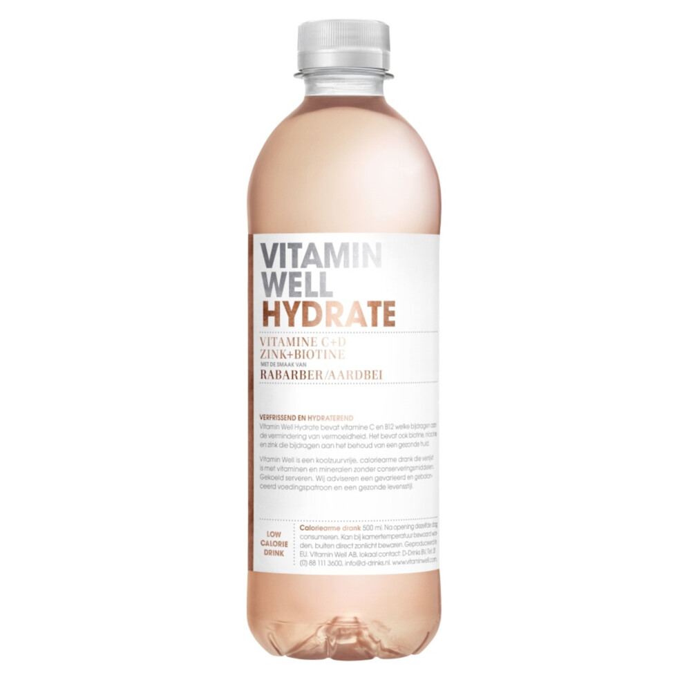 12x Vitamin Well Vitamine Water Hyfrate500 ml