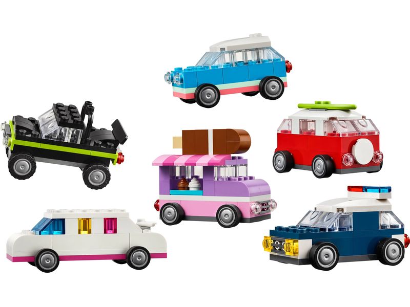 LEGO® Classic Kreative Fahrzeuge 11036 Für fahrzeugbegeisterte Kinder mit buntem, kreativem Bau- und Spielspass auf Rädern